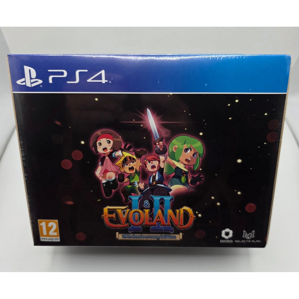 Evoland I & II 10th Anniversary Edition PS4 PlayStation 4 Collector Box Set NEW